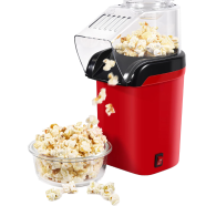 Automatic Electric Popcorn Maker With Hot Air Top Cover Plastic Household and Car Popcorn Machine
