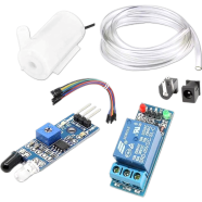 Automatic Hand Sanitizer Dispenser Machine IR Sensor, Submersible Water Pump, 30 CM Pipe Relay Module DIY KIT image