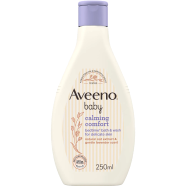 Aveeno Baby Calming Comfort Bedtime Bath And Wash for Delicate Skin 250ml image