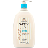 Aveeno Baby Daily Moisture Bath Wash And Shampoo 976ml image