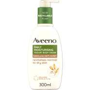 Aveeno Daily Moisturising Yoghurt Body Cream Vanilla And Oat 300ml image