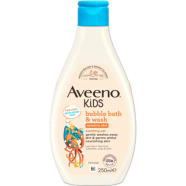 Aveeno Kids Bubble Bath And Wash For Sensitive Skin -250ml image