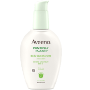 Aveeno Positively Radiant Daily Moisturizer Sunscreen SPF15 120ml image