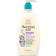 Aveeno Kids Sensitive Skin Face And Body Wash With Oat Extract 532ml image