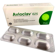 Avloclav 625 mg Tablet 6's Strip image
