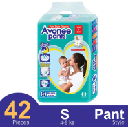Avonee Pant System Baby Diaper (S Size) (4-8kg) (42pcs) image