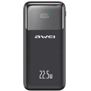 Awei P106K 10000mAh Type-C And Lightning Cable PD 22.5W 5in 1 Power Bank image