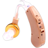 Axon X168 Wireless Earhook Hearing Aid Light Brown image