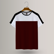 Azan Lifestyle: Contrast T-shirt- AT146- Size M image