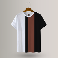 Azan Lifestyle: Contrast T-shirt- Size M image