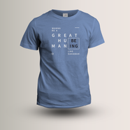 Azan Lifestyle: Dawah T-shirt- (Sky)- Size XXL - AT134