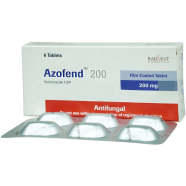 Azofend 200 mg Tablet 6'S Strip image