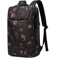 BANGE Antitheft Waterproof Travel Men Backpack 15.6 Inch Laptop Bag image