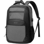 BANGE BG-1921 College Student Schoolbag Waterproof Business Computer Backpack with External USB Charging Port image