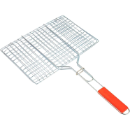 BBQ Stainless Steel Grill Maker Net - Silver image