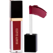 BEAUTY GLAZED Matte Lipstick Waterproof Long Lasting Lip Gloss Nude Velvet Pigment Batom Women Fashion Lip Makeup image