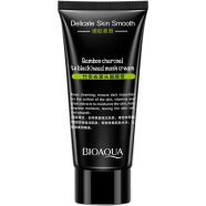 BIOAQUA Bamboo Charcoal Purifying Peel-off Black Mask Blackhead Remover Acne Treatments Face Care Sunction Deep Cleansing-60gm image