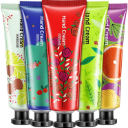 BIOAQUA Fruits Hand Cream Sets Moisturizing Sakura Hands Cream Anti-chapping Nourishing Repairing Handcream Hand Skin Care-5pcs image