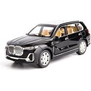 BMW X7 Diecast Alloy Car New 1/24 Scale Metal Car 6 Open Pull Back Car Collectible Toy 20 CM Long Large size image