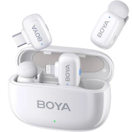 BOYA Mini-13 Wireless Microphone for Android and IOS - White image