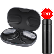 BUY RIVO AF-750 Bluetooth TWS Earbuds Black GET Thermal Water Bottle FREE image