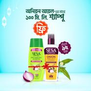 BUY SESA Herbal Onion Oil 100ml With GET SESA Herbal Care Shampoo 100 ml FREE image