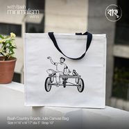 Baah Country Roads Jute Canvas Bag icon