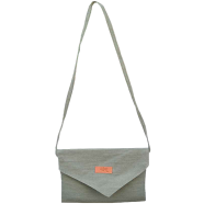 Baah Green Mint Jute Purse (W 10 x H 9) image