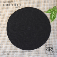 Baah’s Black Handwooven Placemats 14″(set of six) icon