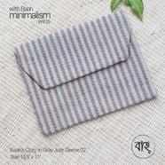 Baah’s Cozy In Gray Jute Sleeve 02 13.5x11 Inch icon