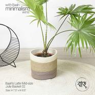Baah’s Latte Mid-size Jute Basket 02