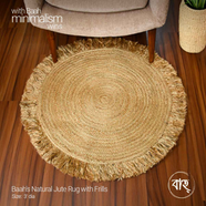 Baah’s Natural Jute Rug with Frills icon