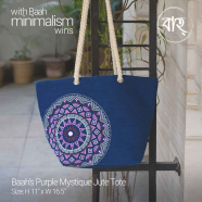 Baah’s Purple Mystique Jute Tote