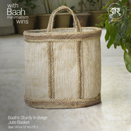 Baah’s Sturdy in Beige Jute Basket icon