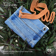 Baah’s Upcycled Denim Cross Body Purse image