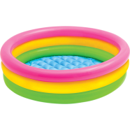 Baby Bath Tub, Baby Swimming Pool With Electric Pumper (24x8 Inch) - Multicolor. image