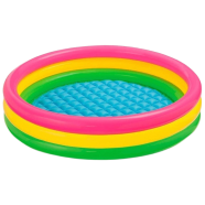 Baby Bath Tub With A Pumper ( 34 X 10 Inch) Multicolor icon