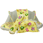 Baby Bedding Set Yellow Farm Friends image