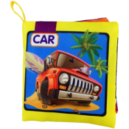 Baby Cloth Book [Traffic] Early Education Enlightenment Sound Paper BB Whistle Tear-Resistant Three-Dimensional Cloth Book - 1 Pcs image