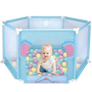 Baby Fence Plastic Without Ocean Ball Blue image