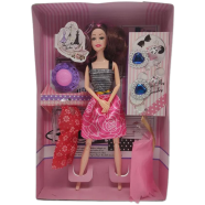 Baby Girls Angel Barbie Doll With Dress Set (barbie_yb179-12c) - Multicolor icon