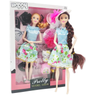 Baby Girls Angel Barbie With Dress Bag Shoe Doll Set (barbie_yb179-12d) - Multicolor icon