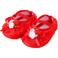 Baby Girls Shoes Soft Sole CN (0-10 Month) - 1Pair image