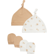 Baby Hat Set With Hand and Feet Band image