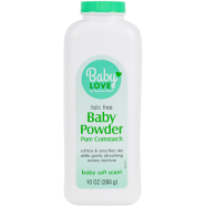 Baby Love Talc Free Pure C. Baby Soft Sc. Baby Powder 283 gm image