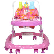Baby Musical Walker with Merry Go Round BLB Brand- Pink 212 -117296396
