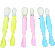 Baby Silicone Spoon CN Spoon Sets - 1 Pair image
