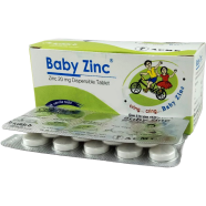 Baby Zinc 20 mg Tablet 10's Strip image