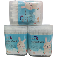 Baby paper Cotton Swabs Fine Stem Buds- CN 200pcs -1Dibba icon