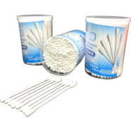 Baby paper Cotton Swabs Fine Stem Buds- CN 200pcs -1Dibba image